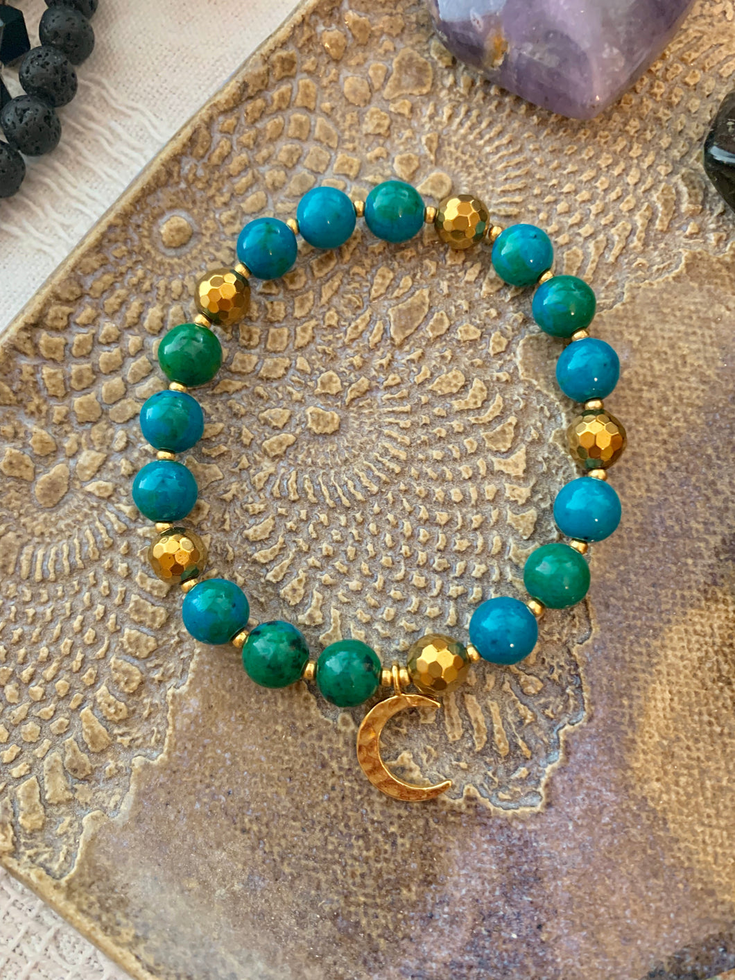 Chrysocolla Moon