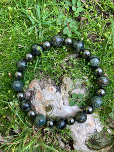 Mens Kambaba Jasper with Hematite